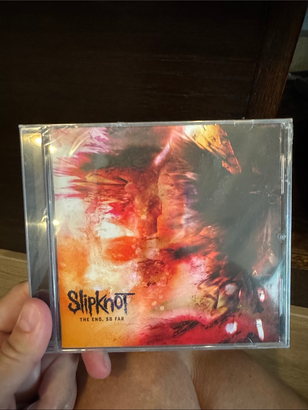 'The End, So Far' Album Art CD - Red Orange Artwork